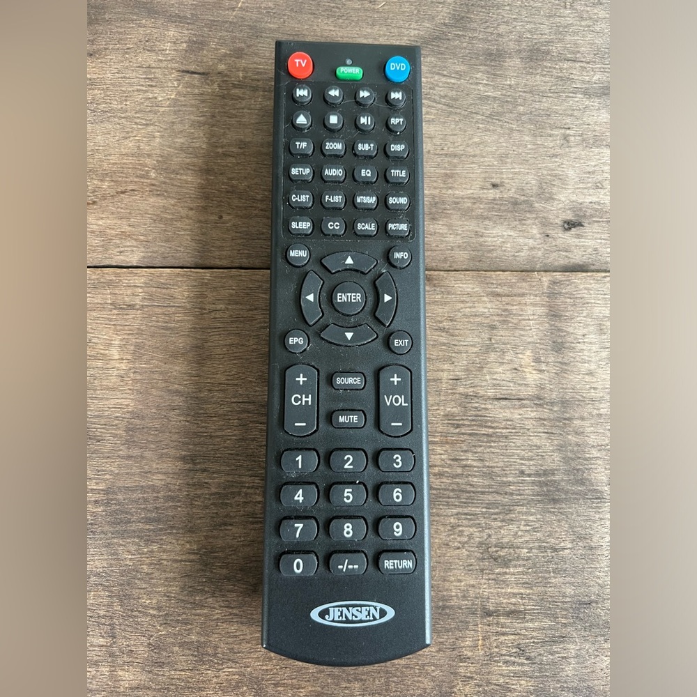JENSEN JE5015 REMOTE Jensen AudioVox TV DVD Combos 14 SERIES WORKS